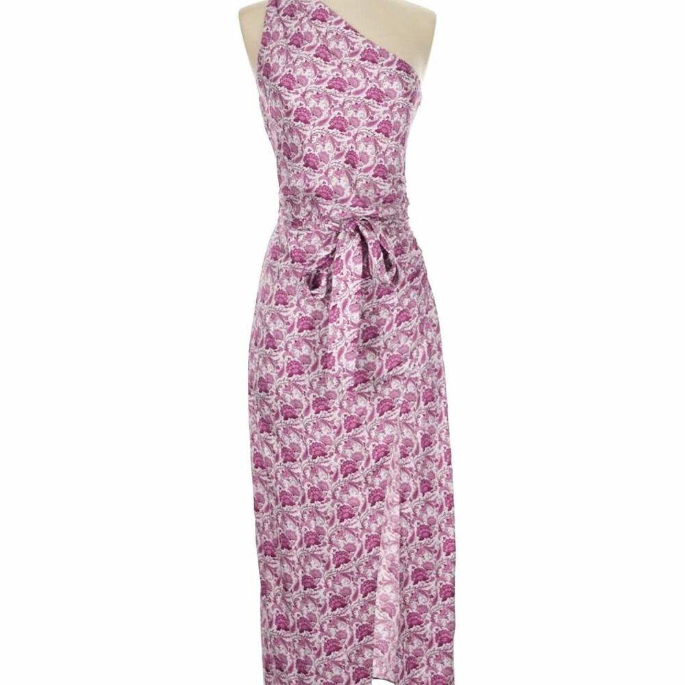 CAMI NYC $375 nanu dress in purple paisley, size 4 - Picture 3 of 7